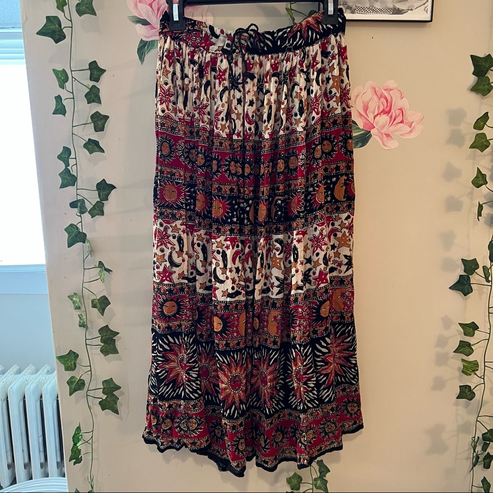 Sun and Moon Hippie Skirt